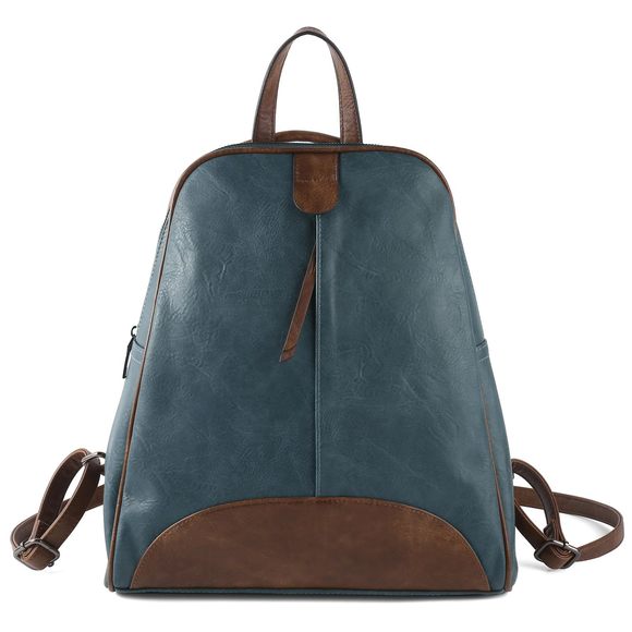AN Vintage Style Leather Backpack Womens Backpack Travel...